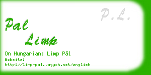 pal limp business card